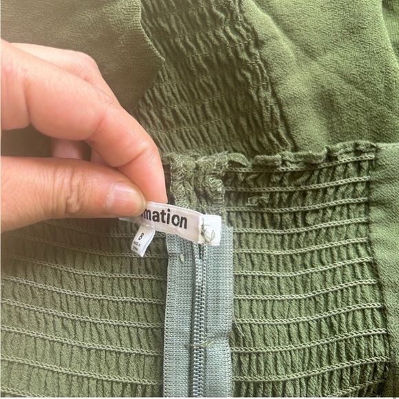 Reformation Sawtelle Sweetheart Blouse Size 8 - Picture 9 of 11